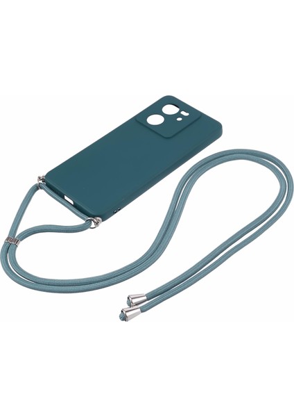Xiaomi 13T/13T Pro/redmi K60 Ultra Kılıf Yumuşak Fiber Astar Kauçuklu Tpu Kapakları Uzun Körik-Ordu Yeşil (Yurt Dışından)