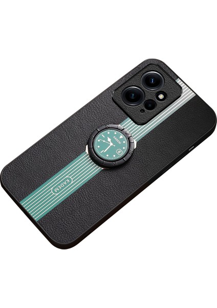 Xiaomi Için Redmi Note 12 4g Telefon Vaka Kickstand Cover Desteği Manyetik Araba Montaj Yeşili (Yurt Dışından)