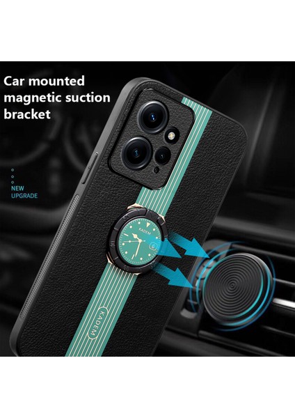 Xiaomi Için Redmi Note 12 4g Telefon Vaka Kickstand Cover Desteği Manyetik Araba Montaj Yeşili (Yurt Dışından) fiyatları