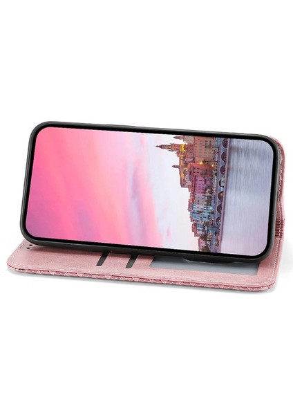Xiaomi Redmi Için 13C 4g/poco C65 4g Kasa Baskılı Rhombus Desen Pu Deri Cep Telefonu Kapak Golü Altın (Yurt Dışından) fiyatları