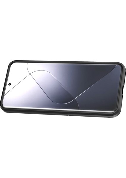 Xiaomi 14 Pro Vaka Şok Geçirmez Telefon Kapağı Kickstand Pc+Tpu Telefon Shell-Black (Yurt Dışından) fiyatları