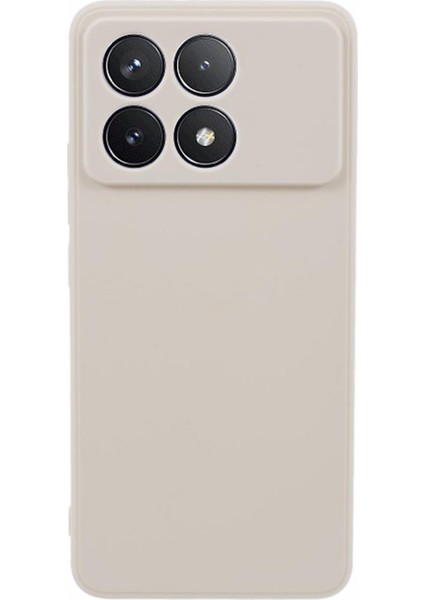 Xiaomi Redmi K70 5G/K70 Pro 5g Kılıf Düz Kenar Tpu Telefon Kapak-Beyaz (Yurt Dışından)