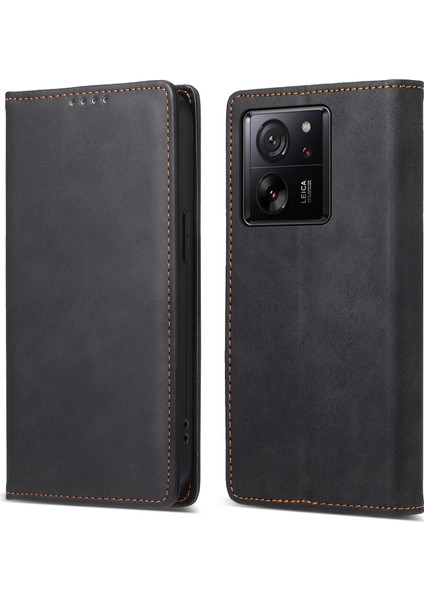 Xiaomi 13T/13T Pro/redmi K60 Ultra Case Rfıd Engelleme Cüzdan Telefon Kapak Black (Yurt Dışından)