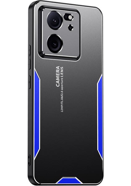 Xiaomi Redmi K60 Ultra Telefon Kılıfı Damla Koşullu Metal+Tpu+Pc-Mavi (Yurt Dışından)