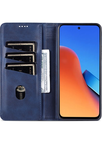 Xiaomi Için 14 Case Anti-Cratch Cep Telefonu Stand Cüzdan Kapak Blue (Yurt Dışından) fiyatları