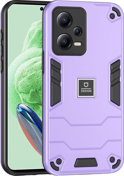 Xiaomi Redmi Için Note 12 5g (Hindistan)/poco X5 5g Case Pc+Tpu Telefon Kapak-Morası (Yurt Dışından)