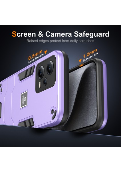 Xiaomi Redmi Için Note 12 5g (Hindistan)/poco X5 5g Case Pc+Tpu Telefon Kapak-Morası (Yurt Dışından) fiyatları