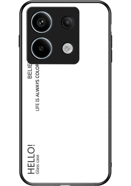 Xiaomi Redmi Için Note 13 Pro 5g Temperli Cam Kılıf Şok Geçirmez Telefon Kapak-Beyaz (Yurt Dışından)