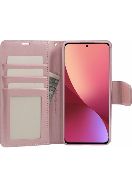 Xiaomi Için 12 Lite 5g Kasa Pu Pu Deri Slim Fit Telefon Koruyucu Gold (Yurt Dışından) fiyatları