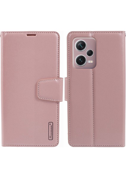Xiaomi Redmi Için Note 12 Pro+ 5g/note 12 Explorer 5g Kasa Deri Stand Telefon Kapak Çizgi Altın (Yurt Dışından)
