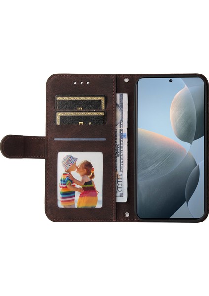 Xiaomi Için Redmi K70E 5g Case Cilt Touch Hissed Hisset Cüzdan Deri Kapak Telefon Kablosu (Yurt Dışından)