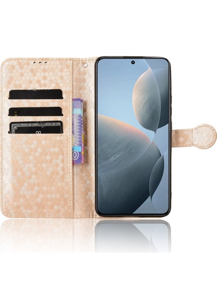 Xiaomi Için Redmi K70 5G/K70 Pro 5g Case Pu Deri+Tpu Şok Telefon Muhafızları Kapak Golü Altın (Yurt Dışından) fiyatları