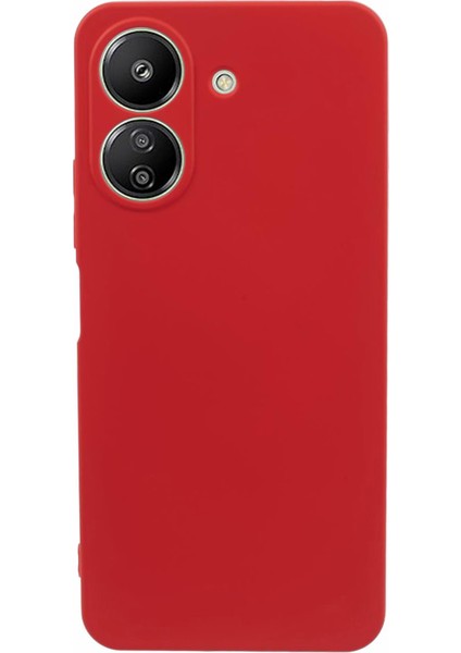 Xiaomi Redmi Için 13C 4g/poco C65 4g Tpu Telefon Kılıfı Çizelge Anti-Çizelge Yumuşak Fiber Astar Kapak-Kırmızı (Yurt Dışından)