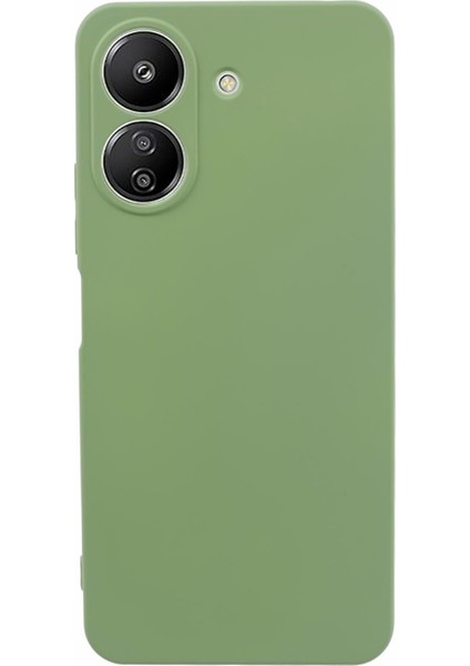 Xiaomi Redmi 13C 4g/poco C65 4g Tpu Telefon Kılıfı Çizelge Önleyici Yumuşak Fiber Astar Kapak Matcha Yeşil (Yurt Dışından)