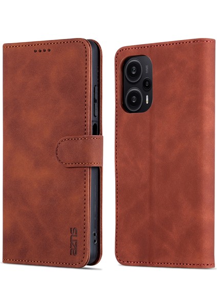 Xiaomi Redmi Için Note 12 Turbo/poco F5 5g Deri Deri Anti-Fall Anti-Fall Tele Kılıf Flip Stand Cüzdan Kapak Kılıfı (Yurt Dışından)