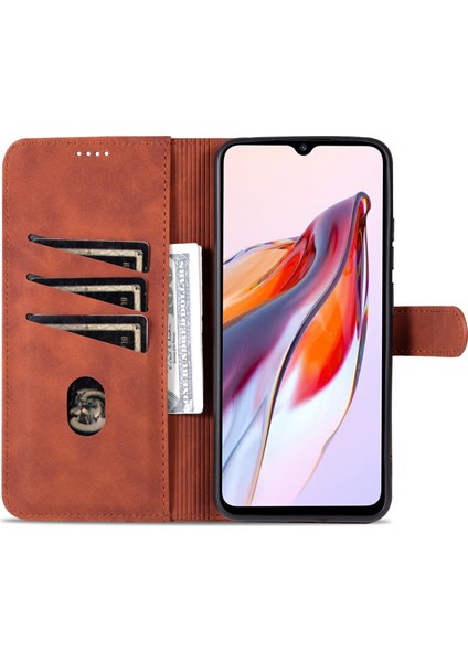 Xiaomi Redmi Için Note 12 Turbo/poco F5 5g Deri Deri Anti-Fall Anti-Fall Tele Kılıf Flip Stand Cüzdan Kapak Kılıfı (Yurt Dışından)