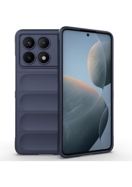 Xiaomi Redmi K70E 5g Kasa Yumuşak Esnek Tpu Telefon Kapak-Dark Mavi (Yurt Dışından)