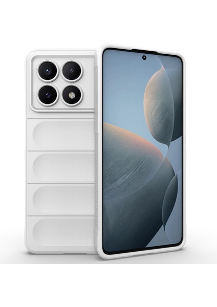 Xiaomi Redmi K70E 5g Kasa Yumuşak Esnek Tpu Telefon Kapak-Beyaz (Yurt Dışından)