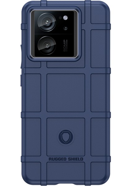 Xiaomi Redmi K60 ULTRA/13T/13T Pro-Sracratch Anti-Cratch Telefon Kapağı Square Izgara Dokusu Tpu Telefon Kapak Mavisi (Yurt Dışından) fiyatları