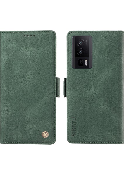Xiaomi Redmi K60 5G/K60 Pro 5g/poco F5 Pro 5g, Cilt Touch Cüzdan Stand Telefon Kapak Yeşil (Yurt Dışından)