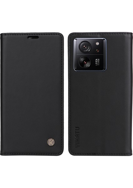 Xiaomi 13T/13T Pro/redmi K60 Ultra Kasa Cüzdan Stand Deri Telefon Kapak Black (Yurt Dışından)