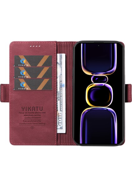 Xiaomi Redmi K60 5G/K60 Pro 5g/poco F5 Pro 5g, Cilt Touch Cüzdan Stand Telefon Kapak Kırmızısı (Yurt Dışından) fiyatları