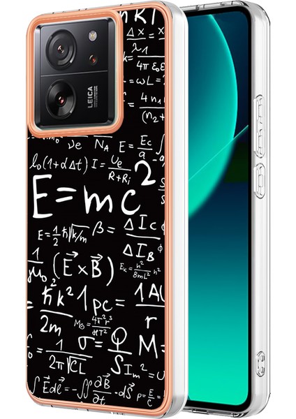 Xiaomi 13T/13T Pro/redmi K60 Ultra Durum 2.0mm Imd Desen Telefon Tpu Kapak Equation (Yurt Dışından)