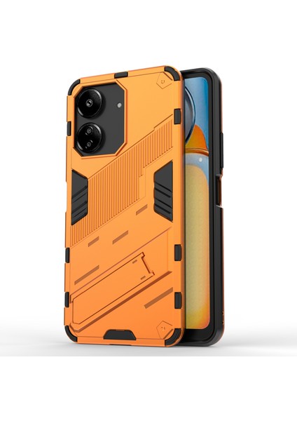 Xiaomi Redmi 13C 4G/13C 5g/poco C65 4g Kickstand Koruyucu Telefon Kapak-Orange (Yurt Dışından)