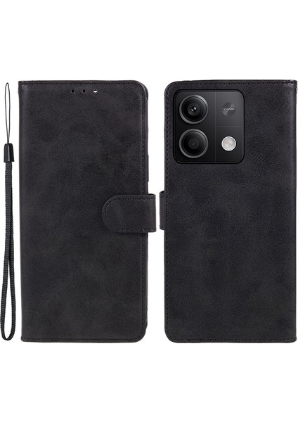 Xiaomi Redmi Için Note 13 Pro 5g Case Pu Pu Deri Cüzdan Standı Manyetik Toka Telefon Kapak Black (Yurt Dışından)