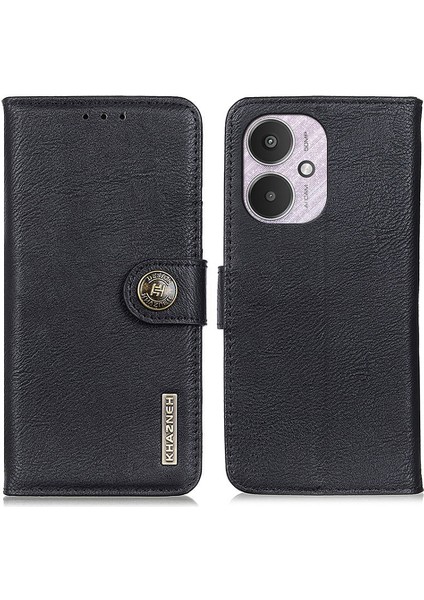 Xiaomi Redmi Için 13C 4g/poco C65 4g Case Covehide Doku Standı Cüzdan Akıllı Telefon Kapak Black (Yurt Dışından)