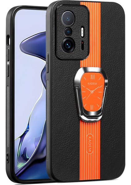 Xiaomi 11T 5G/11T Pro 5g Case Contre Pu Deri+Tpu+Akrilik Kapak-Por (Yurt Dışından)