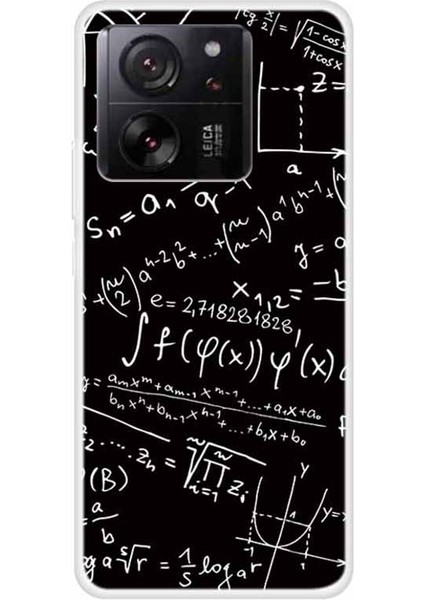 Xiaomi Için Redmi K60 ULTRA/13T/13T Pro Vaka Desen Baskı Yumuşak Tpu Telefon Koruyucu Kapak Matematik Formülü (Yurt Dışından)