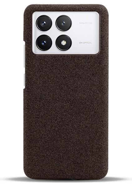 Xiaomi Redmi Için K70E 5g Telefon Kılıfı Yumuşak Bez Doku Kilin Karşıtı Kahverengi (Yurt Dışından) fiyatları