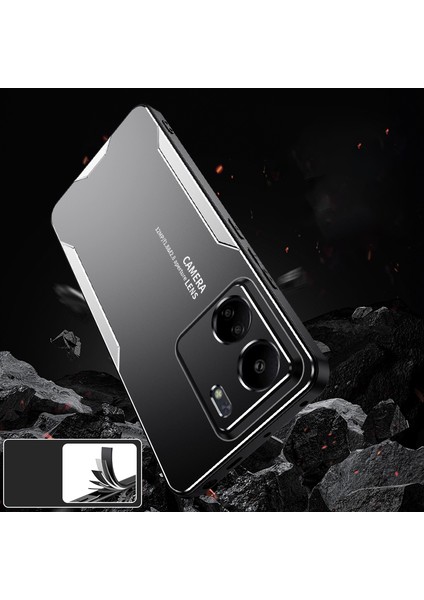 Xiaomi Redmi 13C 4g/poco C65 4g Mat Telefon Kılıfı Alüminyum Alaşım+Pc+Tpu-Gold (Yurt Dışından) fiyatları