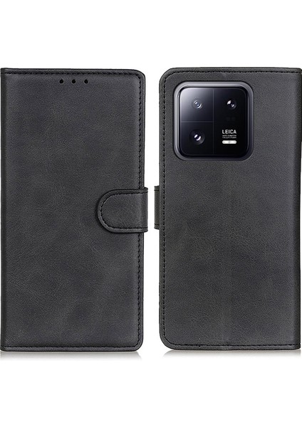Xiaomi Için 14 Vaka Şok Geçirmez Cüzdan Stand Koruyucu Telefon Kapağı Black (Yurt Dışından)