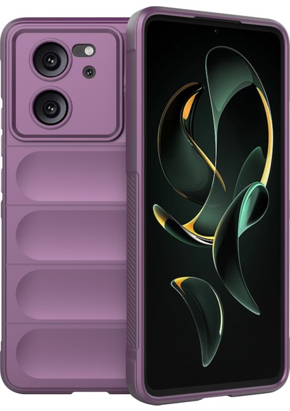 Xiaomi Redmi K60 ULTRA/13T/13T Pro Slim-Fit Tpu Telefon Kılıfı Şok Geçirmez Cep Telefonu Kapak Light Mor (Yurt Dışından)