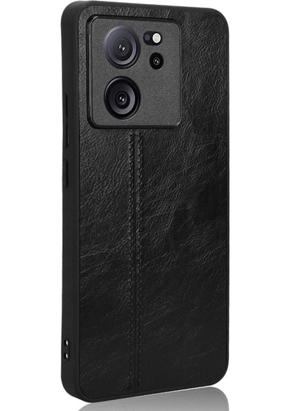 Xiaomi 13T/13T Pro/redmi K60 Ultra Kılıf Anti-Drop Cowhide Dokusu Pu+Tpu+Pc Telefon Kapak Black (Yurt Dışından) fiyatları