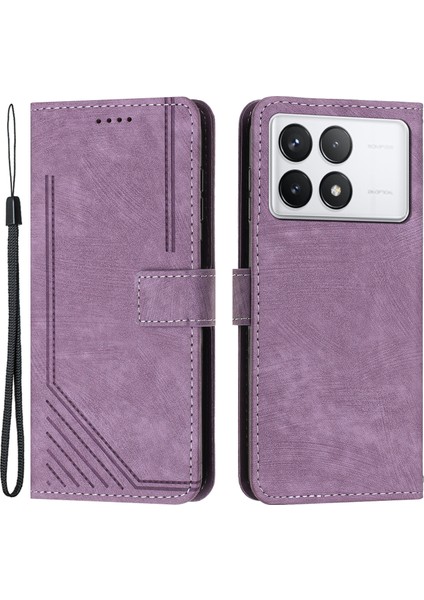 Xiaomi Redmi K70 Pro 5G/K70 5g Telefon Kılıfı Deri Deri Flip Cüzdan Kapak-Moral (Yurt Dışından)