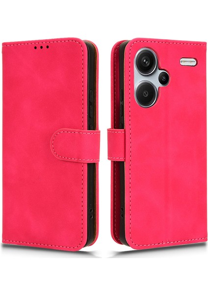 Xiaomi Redmi Için Note 13 Pro+ 5g Case Cilt Touch Deri Telefon Kapak Çizgisi (Yurt Dışından)