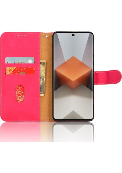 Xiaomi Redmi Için Note 13 Pro+ 5g Case Cilt Touch Deri Telefon Kapak Çizgisi (Yurt Dışından)