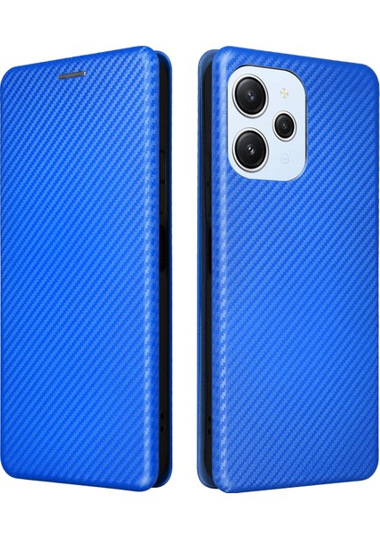 Xiaomi Redmi Için 12 4g/5g (Global)/not 12R 5g/poco M6 Pro 5g Kılıf Kartı Tutucu Deri Kapak Blue (Yurt Dışından)