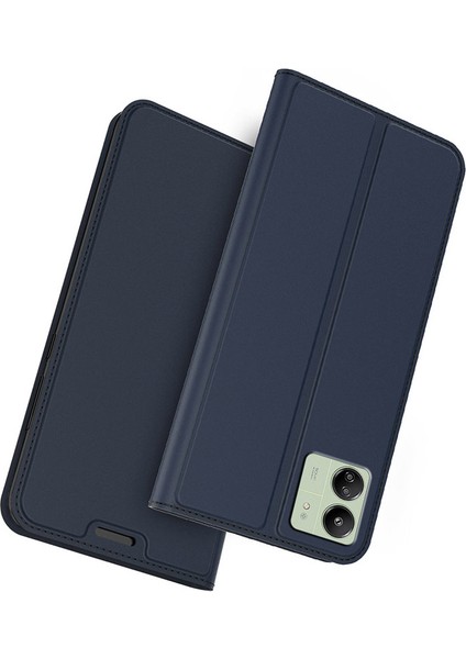 Xiaomi Redmi Için 13C 4g/poco C65 4g Kılıf Kart Kartı Tutucu Pu Deri Manyetik Telefon Kapak Mavisi (Yurt Dışından)