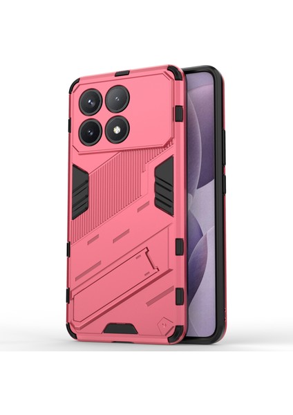 Xiaomi Redmi K70 5G/K70 Pro 5g Case Tpu+Pc Telefon Kapağı Yerleşik Kickstand-Rose (Yurt Dışından)