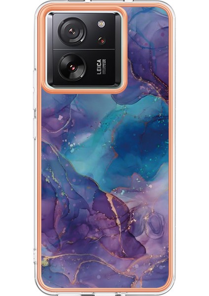 Xiaomi 13T/13T Pro/redmi K60 Ultra Tpu Kasası 2.0mm Imd Mermer Desen Telefon Kapak Morası (Yurt Dışından) fiyatları