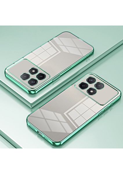 Xiaomi Için Redmi K70 5G/K70 Pro 5g Kasa Yumuşak Tpu Hassas Lens Kesme Cep Telefonu Kapak Yeşili (Yurt Dışından)