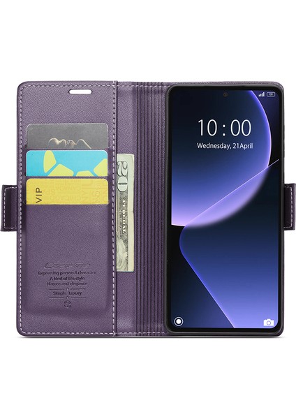 Xiaomi 13T/13T Pro/redmi K60 Ultra Kılıf Deri Litchi Doku Telefon Kapağı Stand ve Cüzdan-Doğru (Yurt Dışından) fiyatları