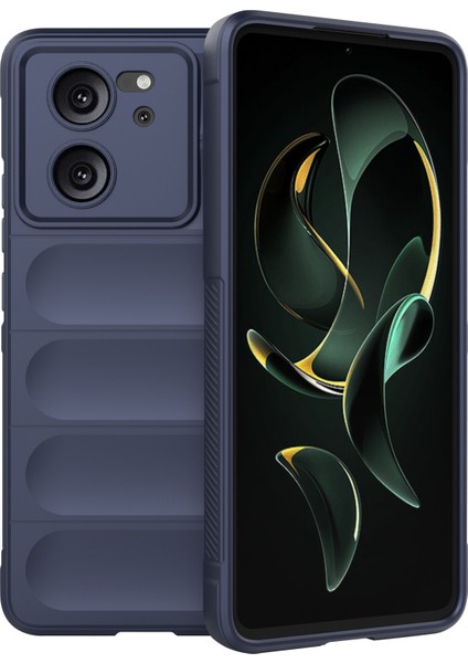 Xiaomi Redmi K60 ULTRA/13T/13T Pro Slim-Fit Tpu Telefon Kılıfı Şok Geçirmez Cep Telefonu Kapak-Dark Mavi (Yurt Dışından)