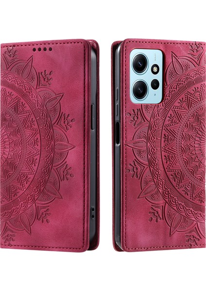 Xiaomi Için Redmi Note 12 4g Kasa Cüzdan Stand Telefon Deri Kapak Çizgisi (Yurt Dışından)