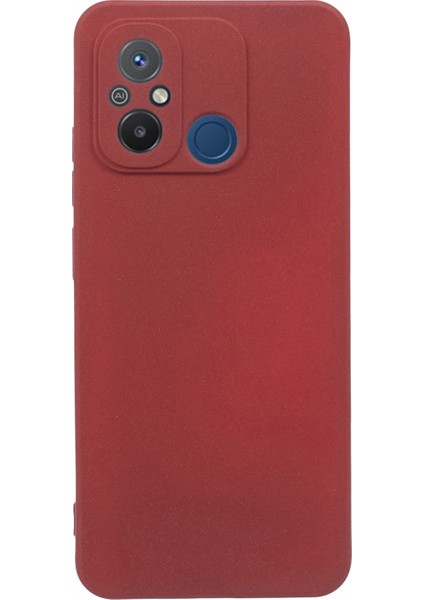 Xiaomi Redmi Için Tpu Kılıfı 12C 4g/redmi 11A 4g/poco C55 4g Çift Taraflı Mat Telefon Geri Kapak Koşu Kırmızısı (Yurt Dışından)