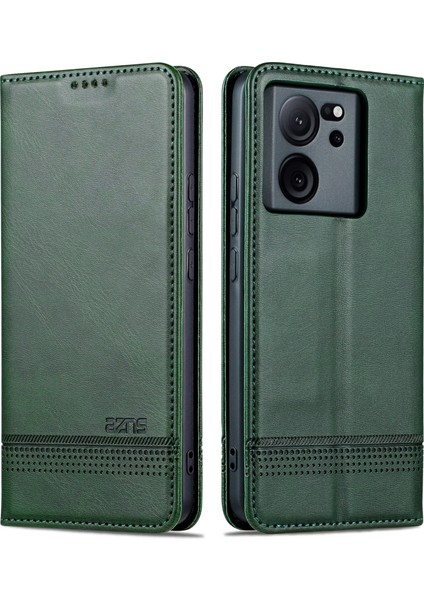 Xiaomi 13T/13T Pro/redmi K60 Ultra Kasa Cüzdan Cep Telefonu Kapak Yeşil (Yurt Dışından)